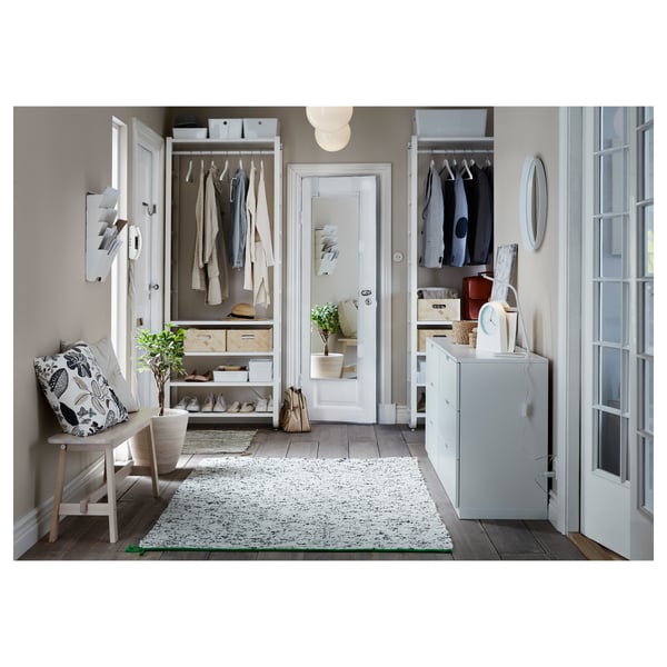 IKEA ELVARLI Wardrobe Combination White 33 1/4x15 3/4x85 "