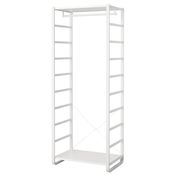 IKEA ELVARLI Wardrobe combination white 33 1/4x21 5/8x85 "
