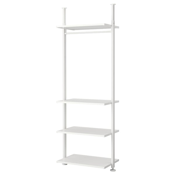 IKEA ELVARLI Wardrobe combination white 36 1/8x20x87 1/4-137 3/4 "