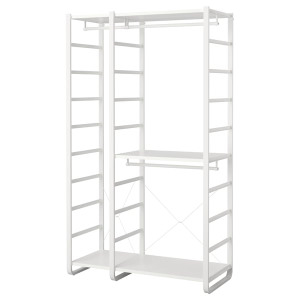 IKEA ELVARLI Wardrobe combination white 49 1/8x21 5/8x85 "