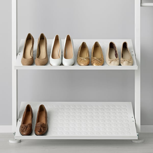 IKEA ELVARLI Wardrobe Combination White 68 7/8x20x87 1/4-137 3/4 "