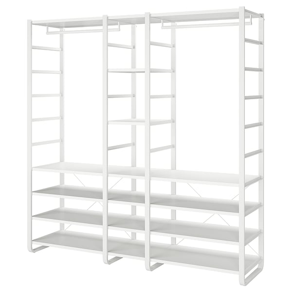IKEA ELVARLI Wardrobe combination white 80 3/4x21 5/8x85 "