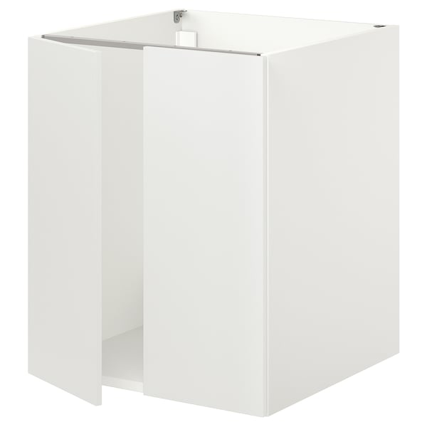 IKEA ENHET Base cabinet for sink w doors white 24x24 3/4x30 "