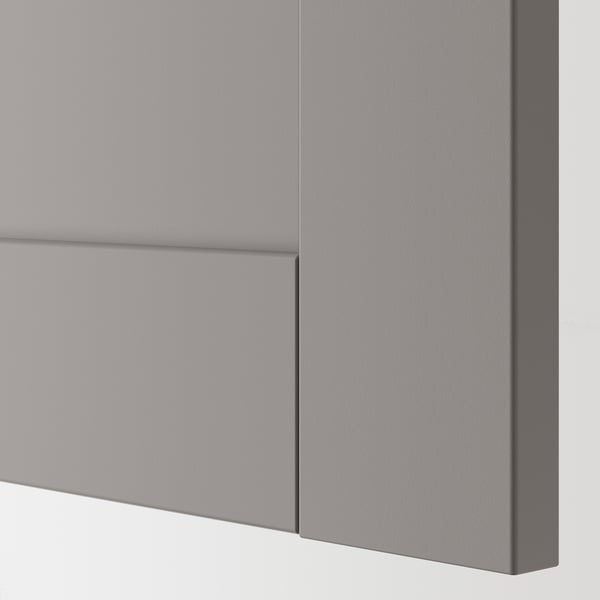 IKEA ENHET Bathroom Vanity With 2 Doors Gray/gray Frame 24x12 3/4x24 "