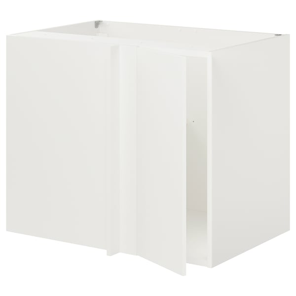 IKEA ENHET Corner base cabinet with shelf/door white