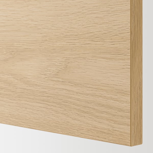 IKEA ENHET Wall Cabinet With Doors White/oak Effect 30x12 3/4x15 "