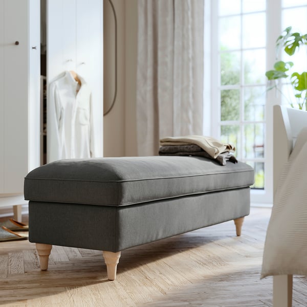 IKEA ESSEBODA Bench With Storage Tallmyra/medium Gray Birch