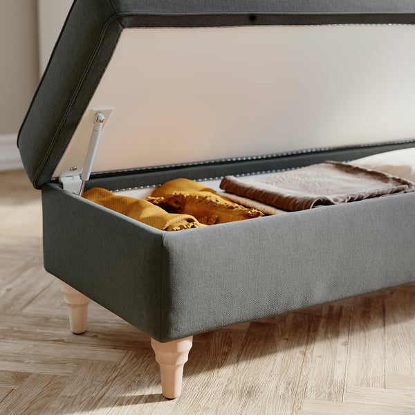 IKEA ESSEBODA Bench With Storage Tallmyra/medium Gray Birch