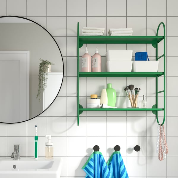 IKEA FÄRGSÄTTARE Wall Shelf Green 23 5/8x6 3/8x29 1/8 "