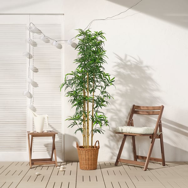 IKEA FEJKA Artificial Potted Plant Indoor/outdoor Bamboo 9 "