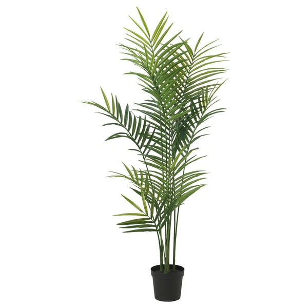 IKEA FEJKA Artificial potted plant indoor/outdoor Kentia palm 9 "
