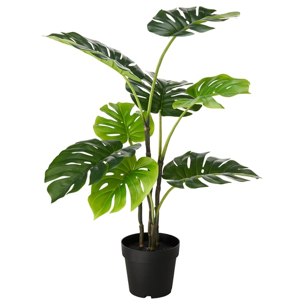 IKEA FEJKA Artificial potted plant indoor/outdoor monstera 7 ½ "