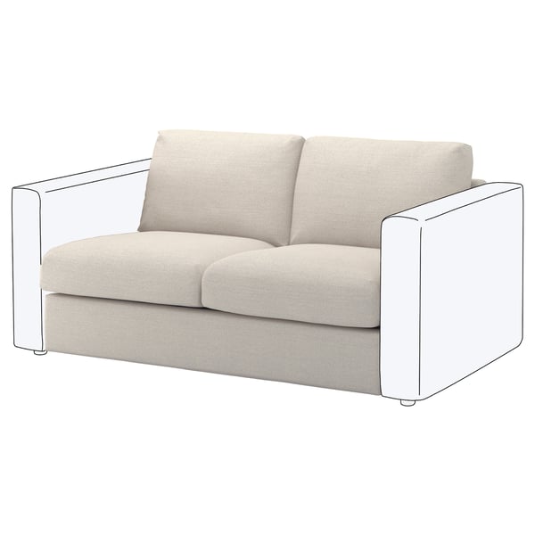 IKEA FINNALA Cover For Loveseat Section Gunnared Beige
