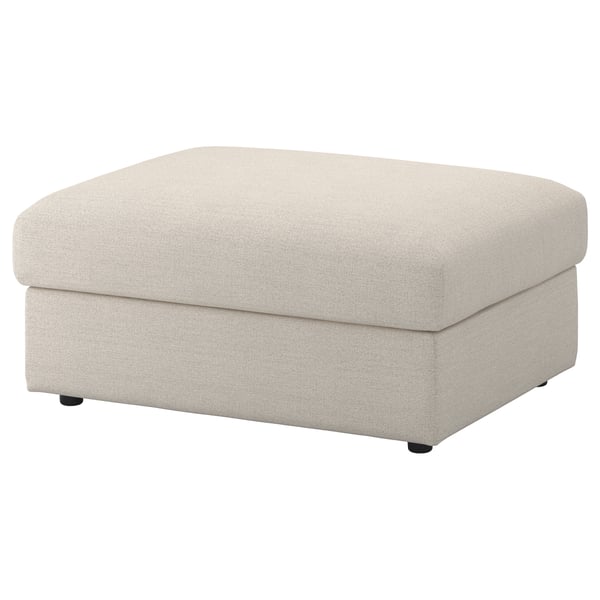 IKEA FINNALA Cover For Ottoman With Storage Gunnared Beige