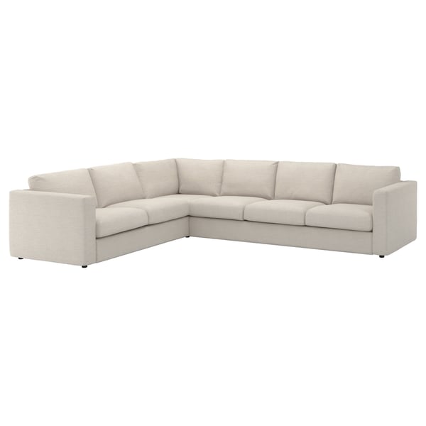 IKEA FINNALA Cover For Sectional 5-seat Gunnared Beige