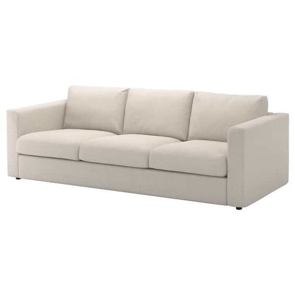 IKEA FINNALA Cover For Sofa With Chaise/Gunnared Beige