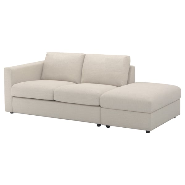 IKEA FINNALA Cover For Sofa With Open End/Gunnared Beige