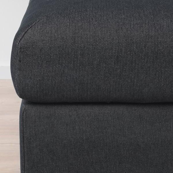 IKEA FINNALA Ottoman With Storage Tallmyra Black/gray