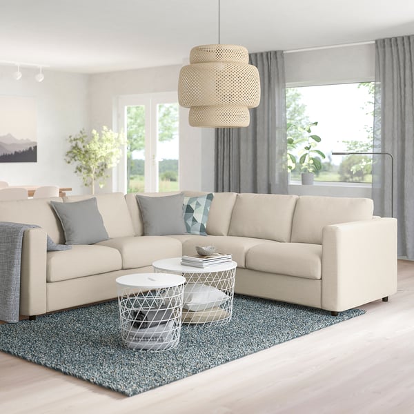 IKEA FINNALA Sectional 4-seat Corner Gunnared Beige
