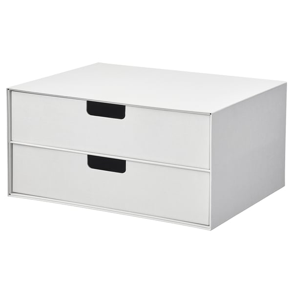 IKEA FJÄDERHARV Mini chest with 2 drawers white 12 ½x9 ¾ "