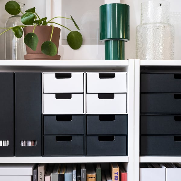IKEA FJÄDERHARV Mini Chest With 2 Drawers White 6 ¼x9 ¾ "