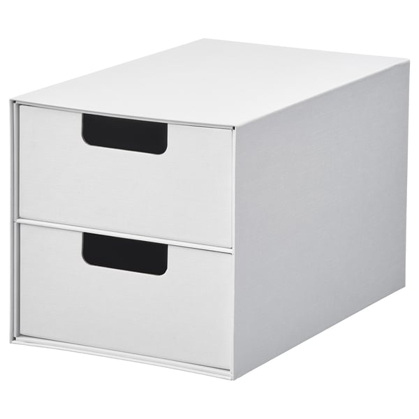 IKEA FJÄDERHARV Mini chest with 2 drawers white 6 ¼x9 ¾ "
