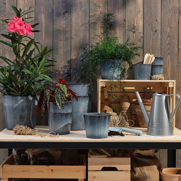 IKEA FJÄRILSBUSKE Plant Pot Indoor/outdoor/blue 7 ½ "