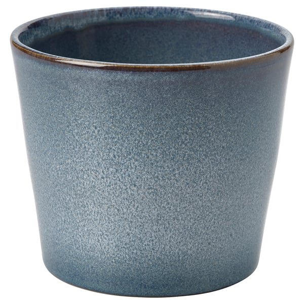 IKEA FJÄRILSBUSKE Plant pot indoor/outdoor/blue 7 ½ "