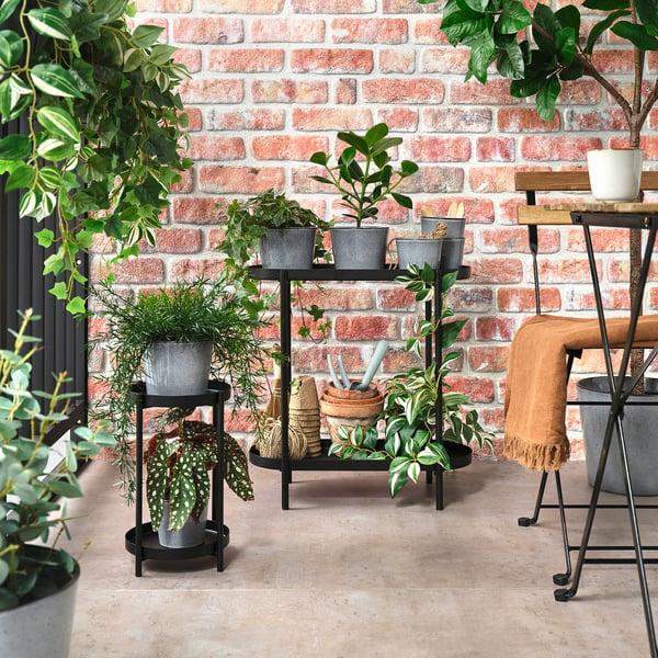 IKEA FJÄRILSBUSKE Plant Pot Indoor/outdoor/gray 9 ½ "