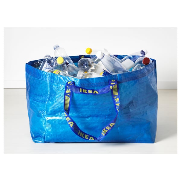 IKEA FRAKTA Shopping Bag Large Blue 21 ¾x14 ½x13 ¾ "/19 Gallon