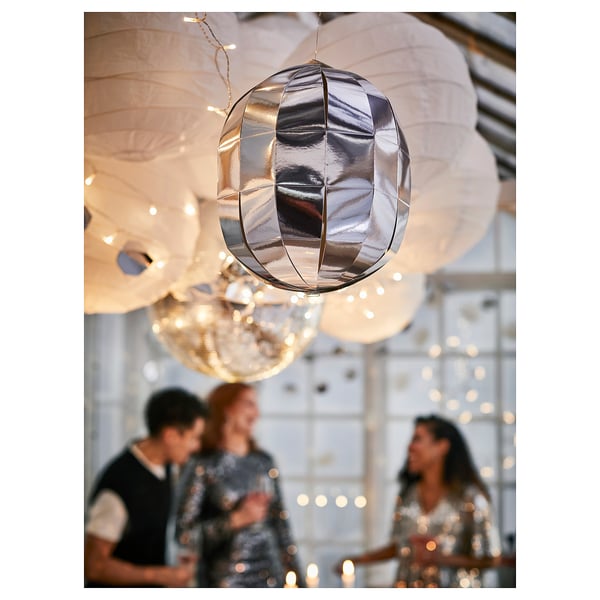 IKEA FRÖJDA Hanging Decoration Chrome Effect 11 ¾ "