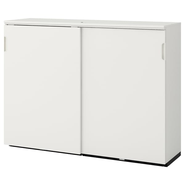 IKEA GALANT Cabinet with sliding doors white 63x47 1/4 "
