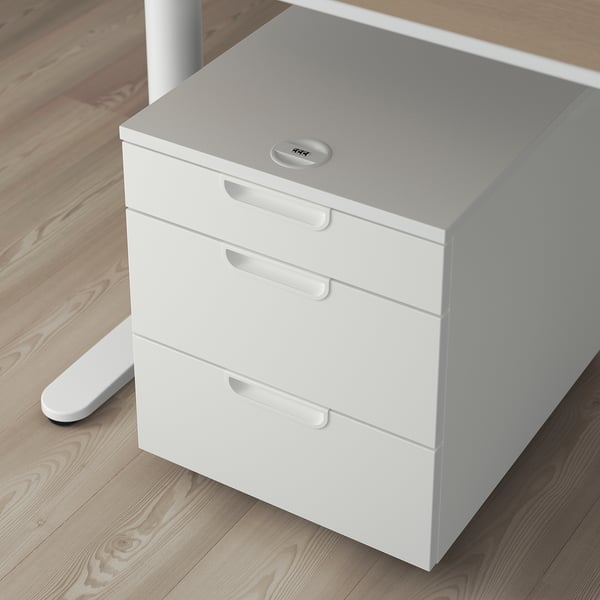 IKEA GALANT Drawer Unit On Casters White 17 3/4x21 5/8 "