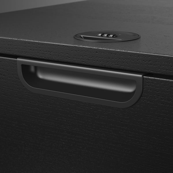 IKEA GALANT Storage Combination With Filing Black Stained Ash Veneer 40 1/8x47 1/4 "