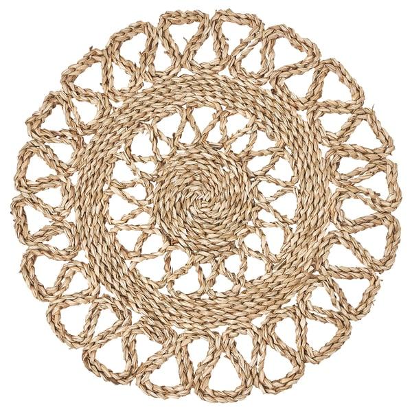 IKEA GALLSOPP Place mat natural/sedge handmade 14 ½ "