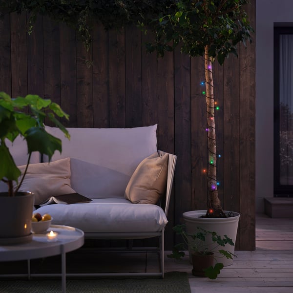 IKEA GETKÅL LED Lighting Chain Adjustable Color Battery Operated/outdoor 177 1/8 "