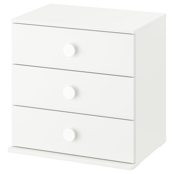 IKEA GODISHUS 3-drawer chest white 23 5/8x16 7/8x23 5/8 "