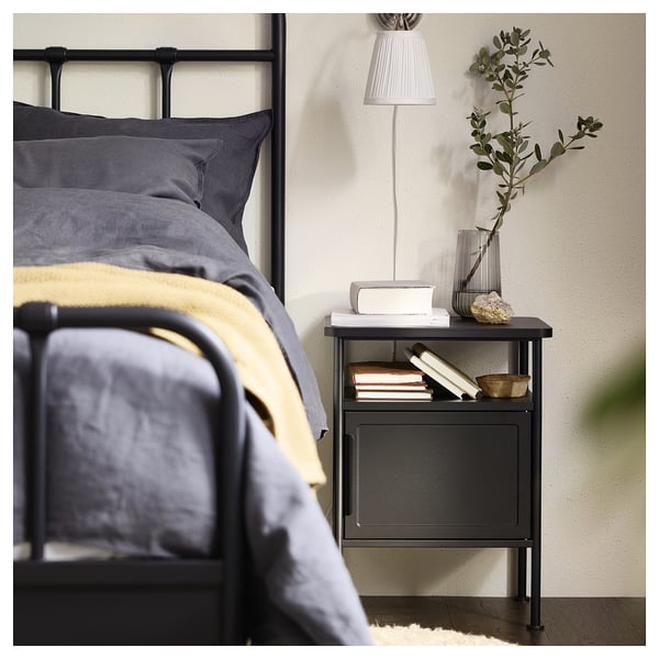 IKEA GRÅFJÄLLET Nightstand Anthracite 17 3/4x14 1/8x23 1/4 "
