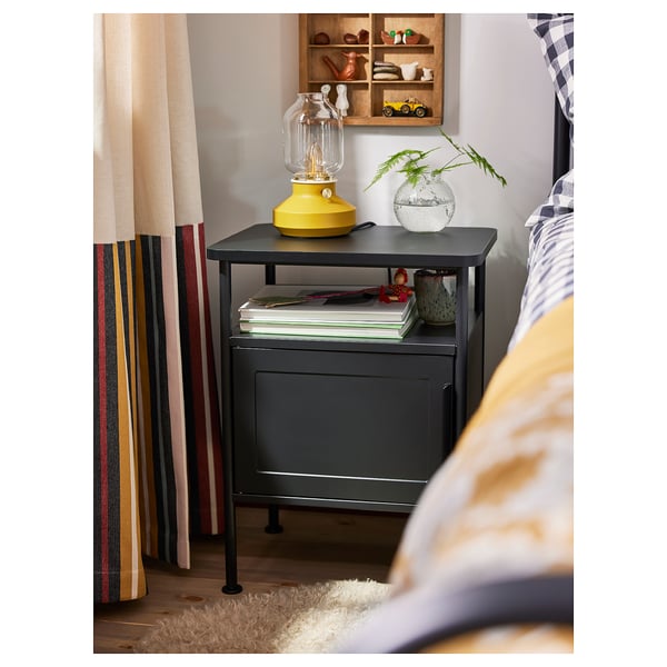 IKEA GRÅFJÄLLET Nightstand Anthracite 17 3/4x14 1/8x23 1/4 "