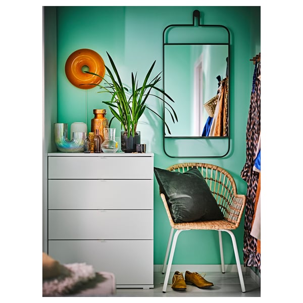 IKEA GRANVÅG Mirror Wall Hanging/green 19 5/8x43 1/4 "