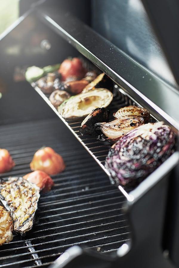 IKEA GRILLSKÄR Gas Grill With Side Table Stainless Steel/outdoor 31 1/8/40 1/2x24 "