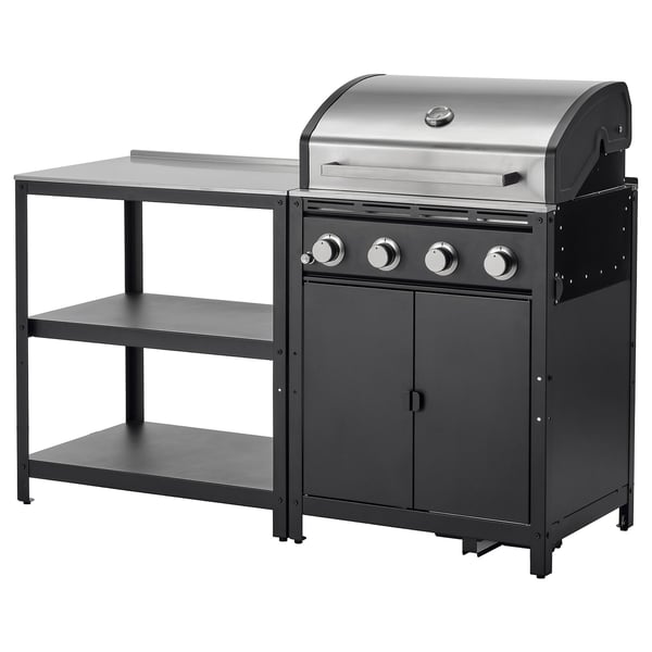 IKEA GRILLSKÄR Outdoor kitchen stainless steel 62 1/4x24 "
