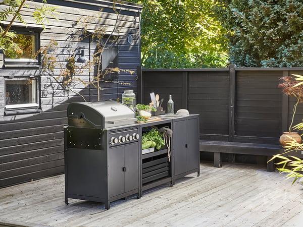 IKEA GRILLSKÄR Outdoor Kitchen Stainless Steel 96 1/8x24 "