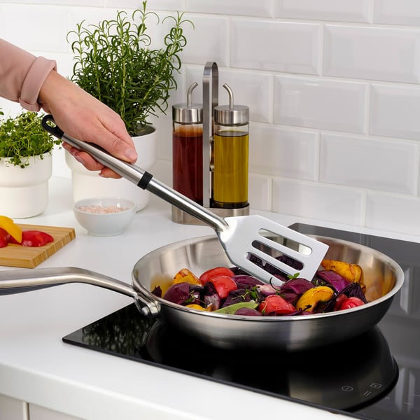 IKEA GRILLTIDER 2-piece Barbecue Tools Set Stainless Steel