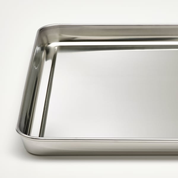 IKEA GRILLTIDER Serving Tray Stainless Steel 15 ¾x11 ¾ "