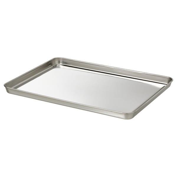 IKEA GRILLTIDER Serving tray stainless steel 15 ¾x11 ¾ "