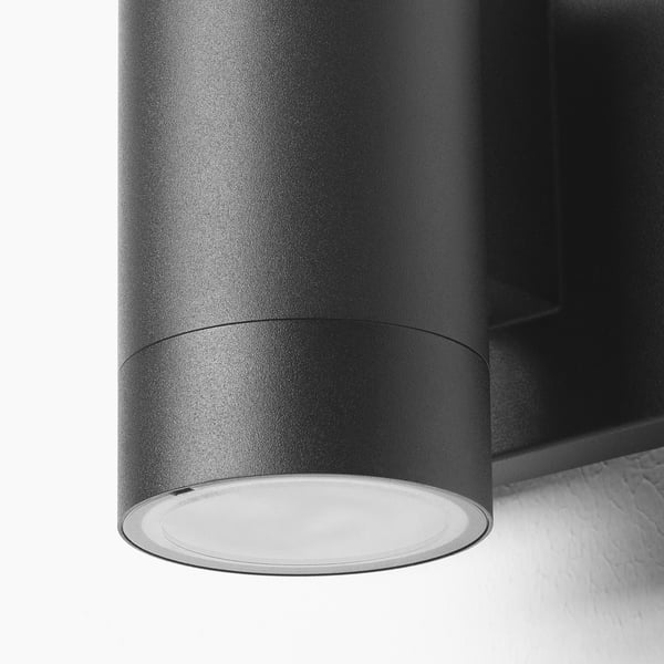 IKEA GRÖNSPRÖT Wall Lamp Hardwire Installation Outdoor Black