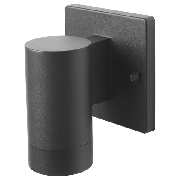 IKEA GRÖNSPRÖT Wall lamp hardwire installation outdoor black