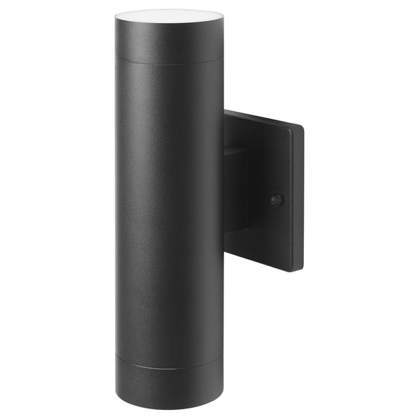 IKEA GRÖNSPRÖT Wall up/downlight hardwired outdoor black 11 "
