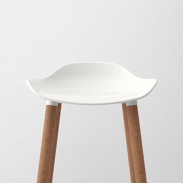IKEA GRÖNSTA Bar Stool Counter Height White/indoor/outdoor 25 1/4 "